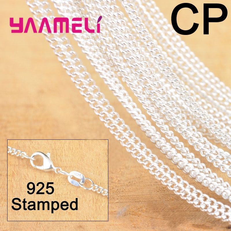 Lobster Clasp Silver - 10 قطعة رائجة البيع 18 بوصة