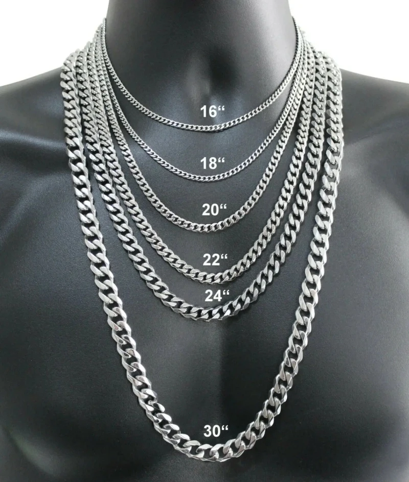 Lobster Clasp Silver - الرجال 925 الاسترليني قلادة فضية 2/4/6/8/10/12
