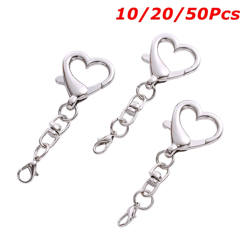 Lobster Clasp Silver - 10/20/50 قطعة فريدة من نوعها سبيكة