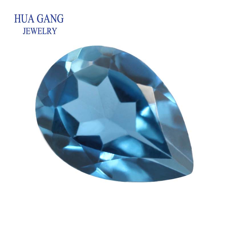 Jewelry Making London - لندن الأزرق توباز جوهرة حرة شكل