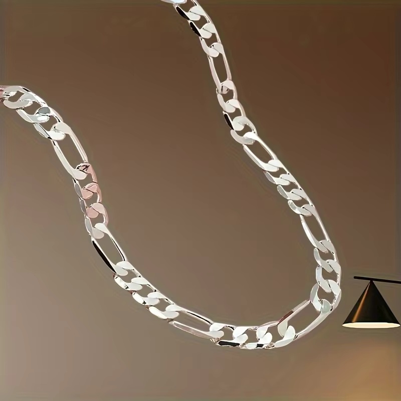 قلادة رجالية بالجملة من الفضة  - مراجعة Lobster Clasp Silver وسعره
