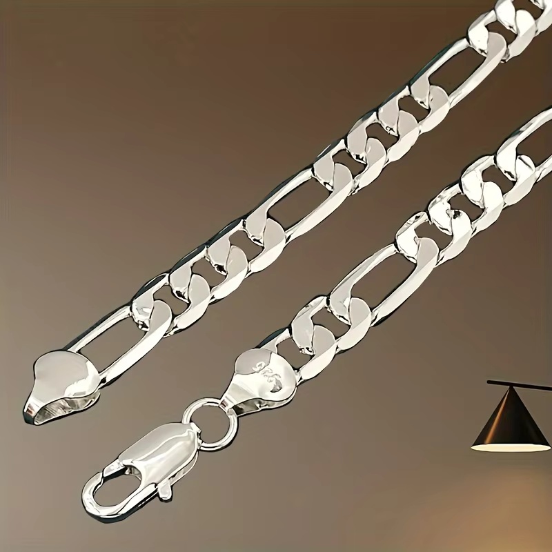 قلادة رجالية بالجملة من الفضة  - مراجعة Lobster Clasp Silver وسعره