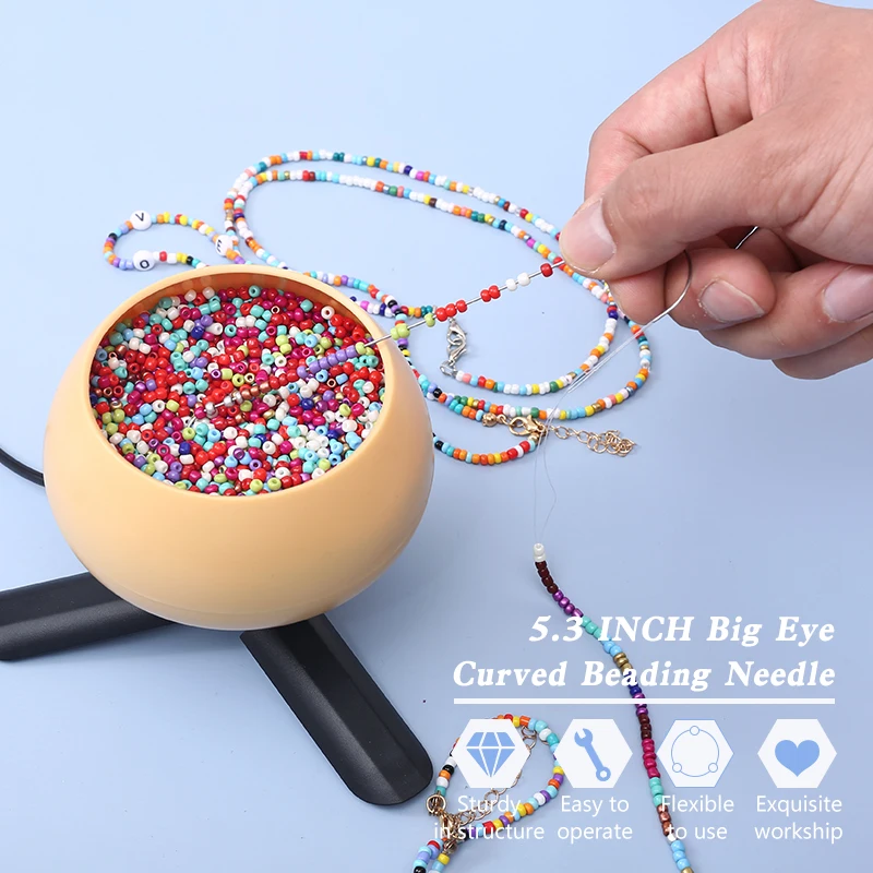 2/5 قطعة 5.3 بوصة كبيرة العين  - مراجعة Jewelry Making Machines وسعره