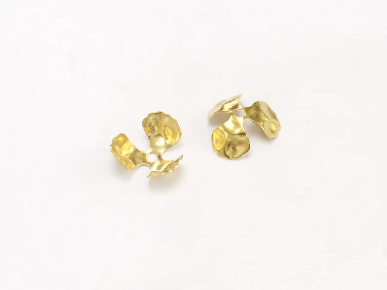 100 قطعة من أغطية الخرز النحاس - مراجعة Jewelry Making Gemstones وسعره