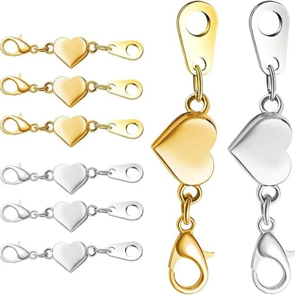 5 قطع مشابك قلادة مغناطيسية قو - مراجعة Lobster Clasp Silver وسعره