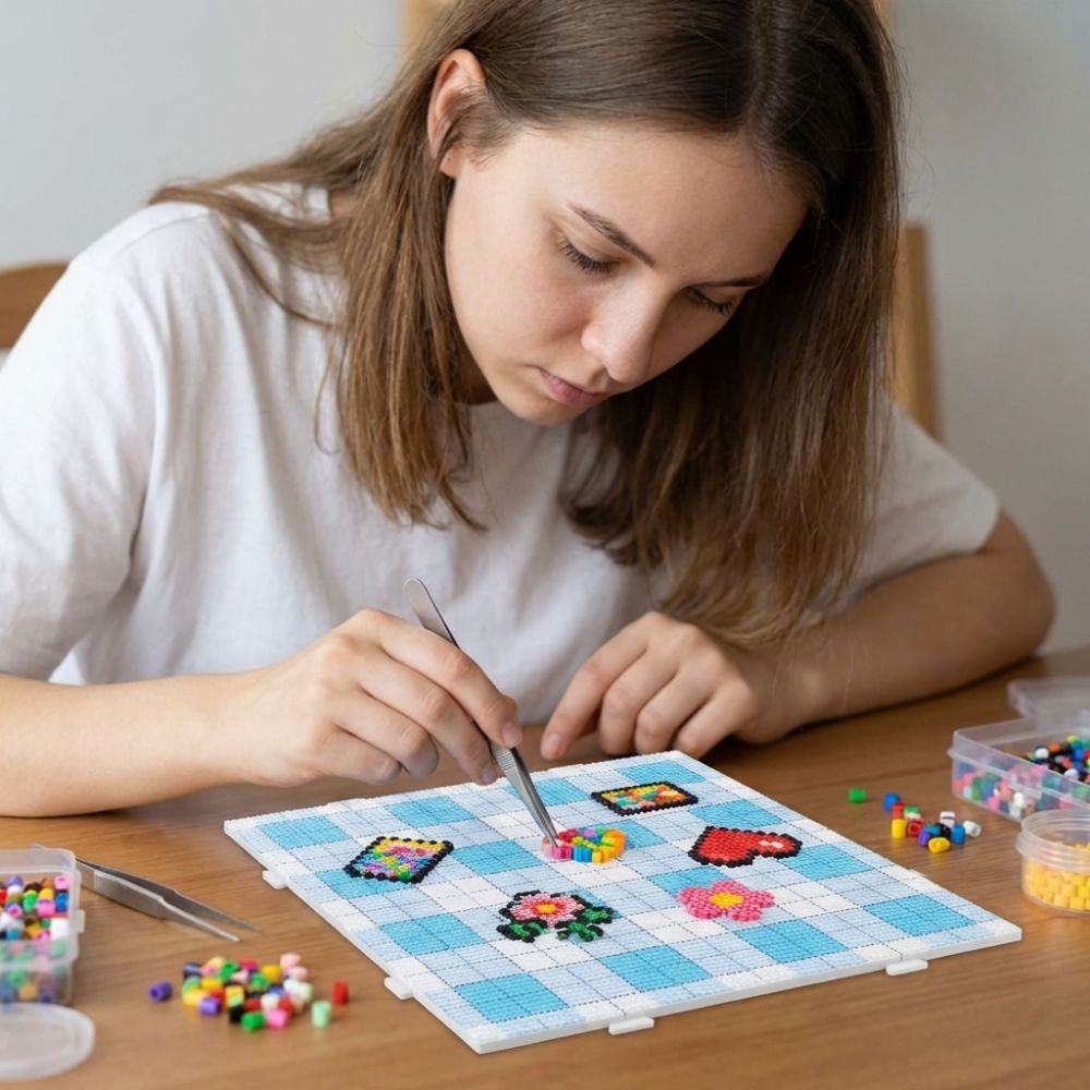ألواح خرز صهر مربعة إبداعية 78 - مراجعة Jewelry Making Board وسعره