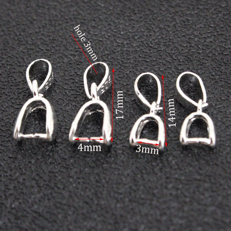 10 قطع مشابك قلادة نحاسية مطلي - مراجعة Lobster Clasp Silver وسعره