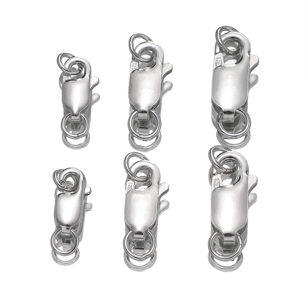 قطعتان من مشابك الفضة الصلبة ع - مراجعة Lobster Clasp Silver وسعره